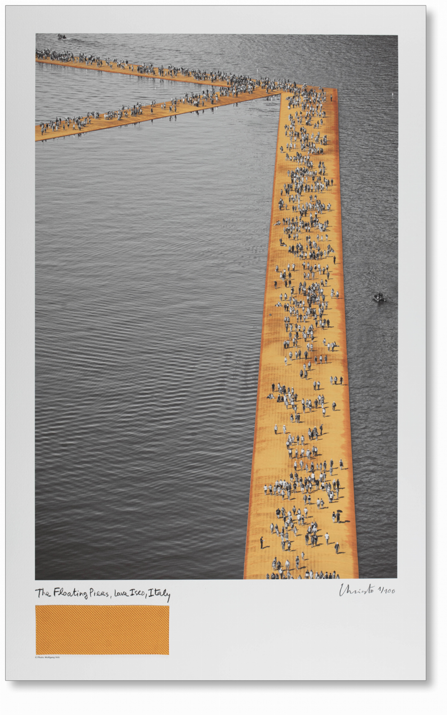 Christo, Floating Piers, Art D (English, Italian)