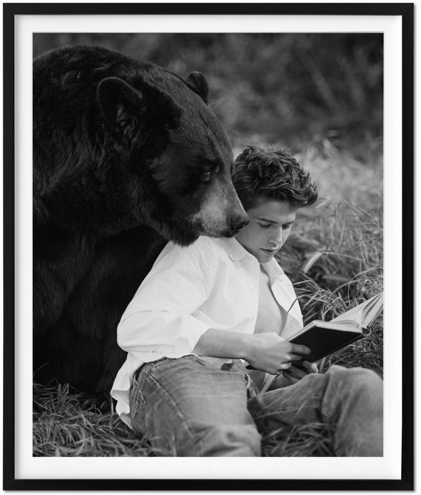 Bruce Weber. Art Edition No. 101–200, ‘Michael St. Pierre with Bonkers, Thousand Oaks, California’, 2004 (German, French, English) (AP)