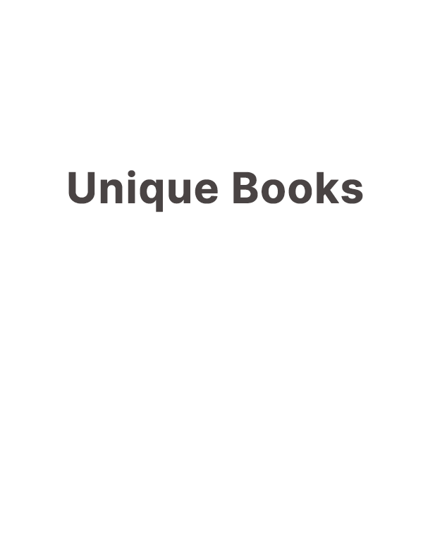 CE Einzigartige Bücher