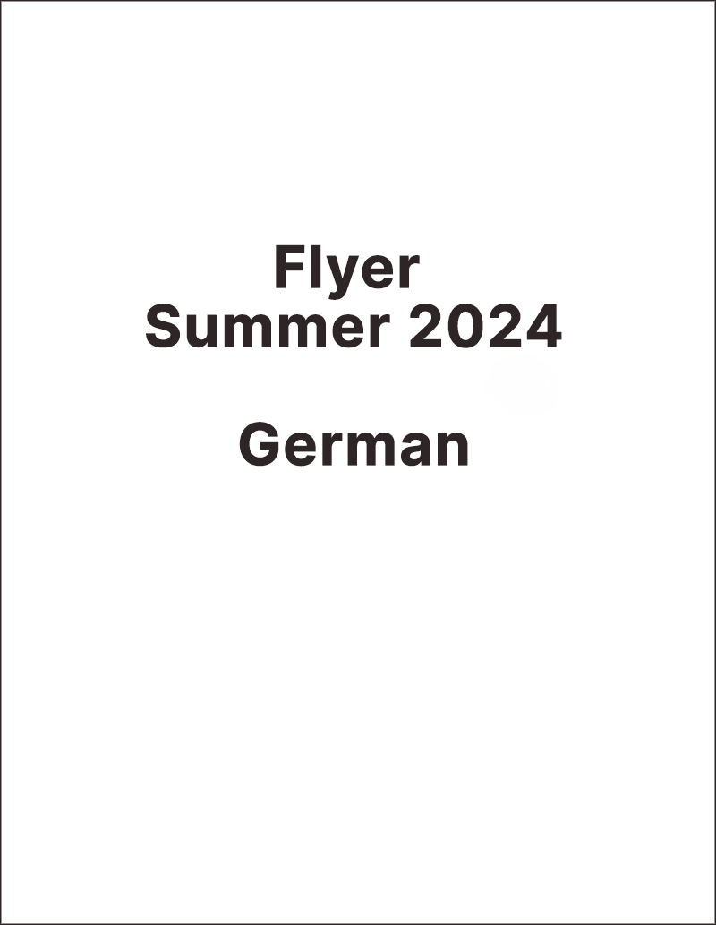 pm-Flyer, summer 24 (German)