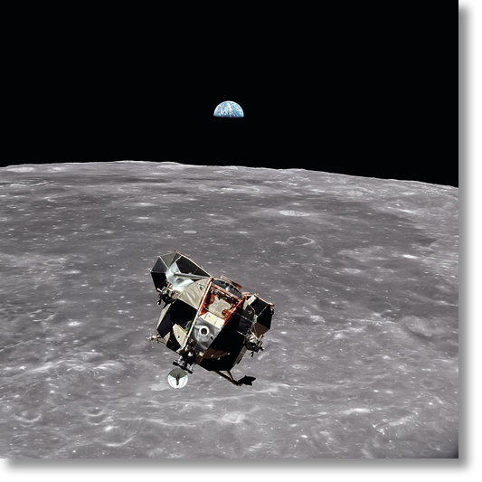 Aldrin, Apollo 11, Ed. of 75, Lunar Module Ascent