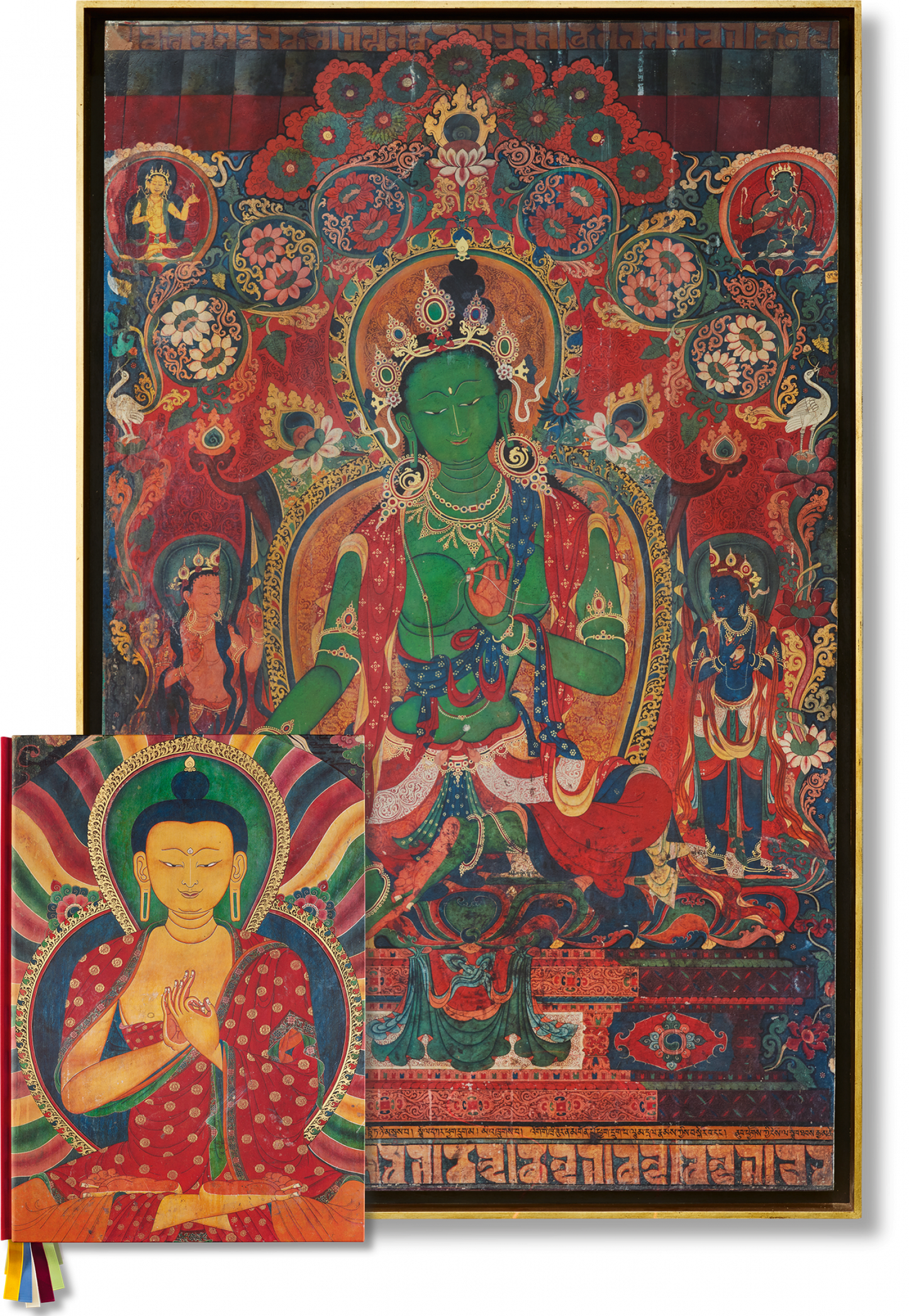 Murals of Tibet, Art B, Green Tara (English) (AP)