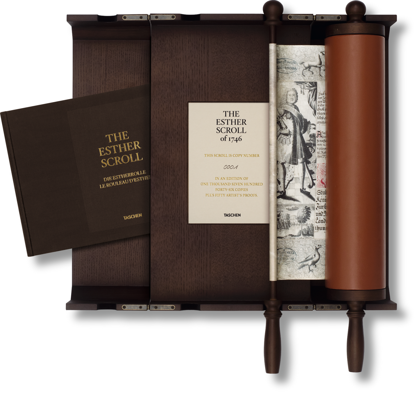Esther Scroll (German, French, English) (SA)