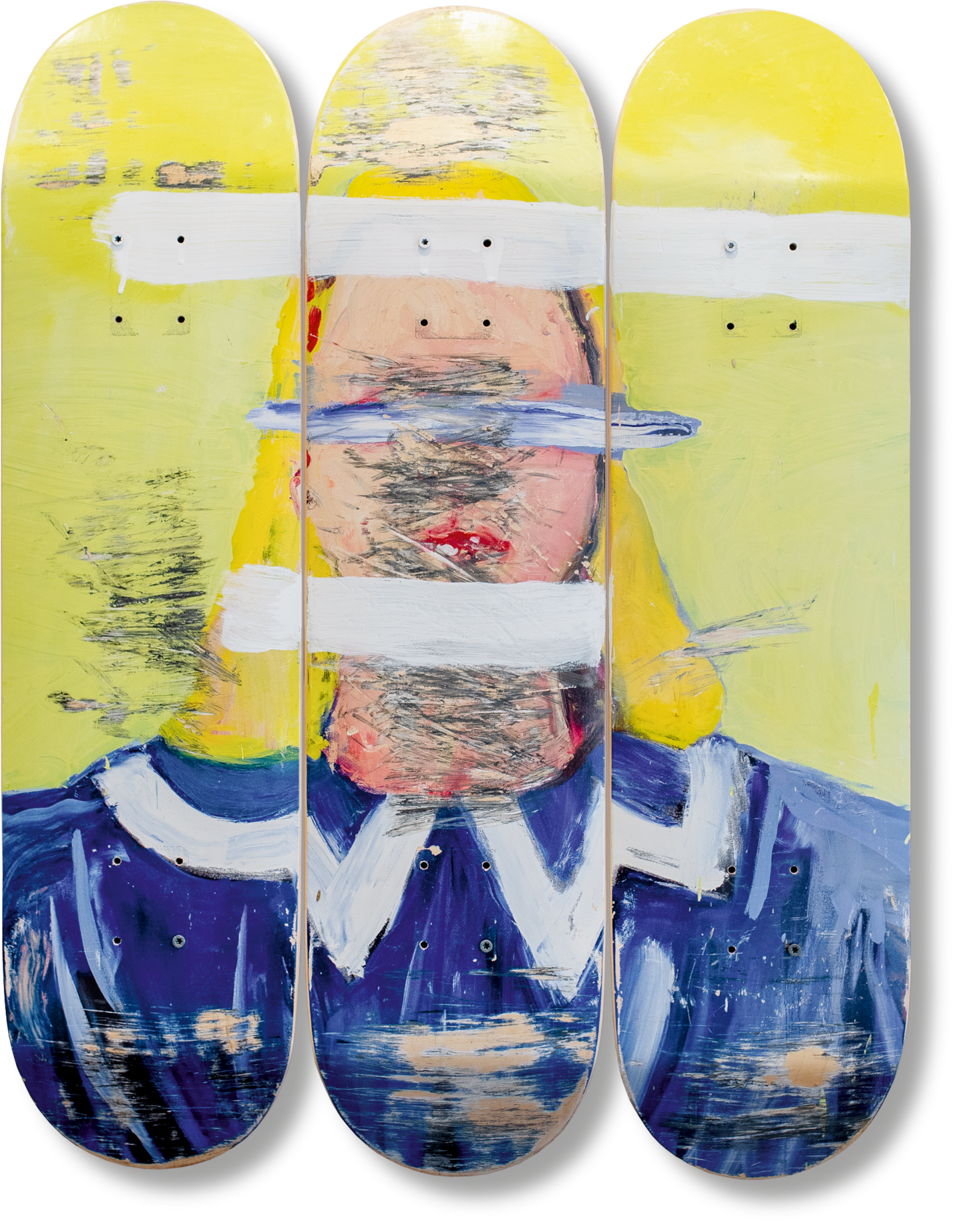 Schnabel, Art B Blind Girl (Lemon Yellow) (German, French, English)