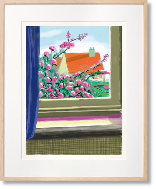 Hockney, Mein Fenster, Art D (Nr. 751-1000) (Englisch) (AP)