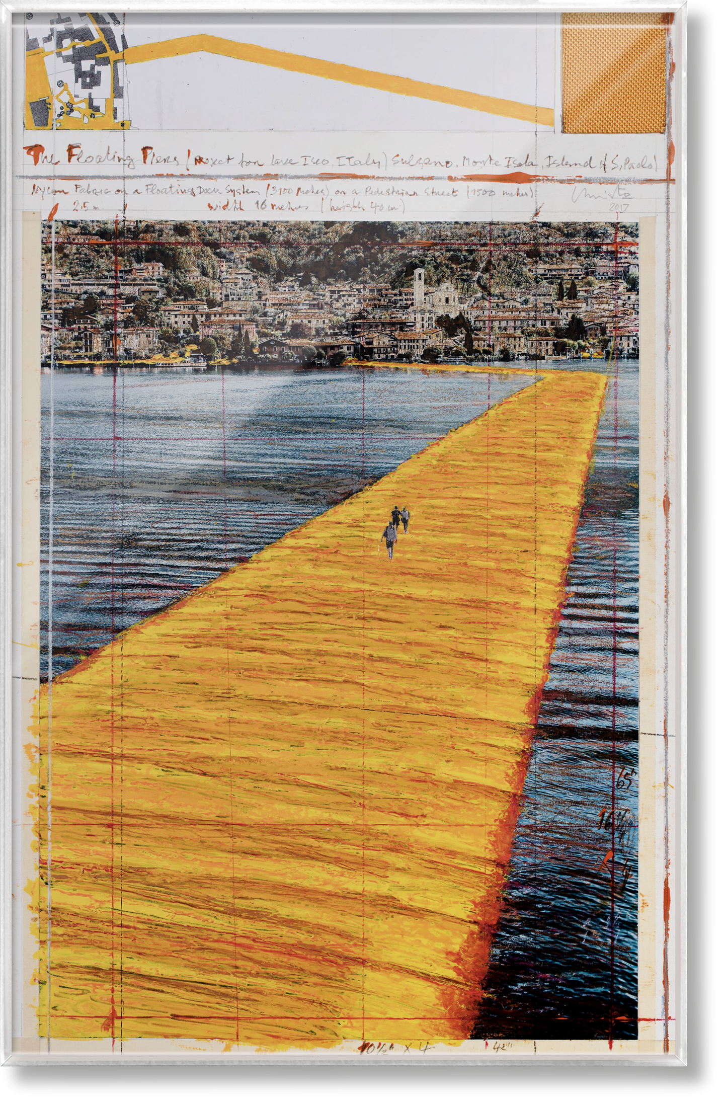 Christo, Floating Piers, Art B (English, Italian)