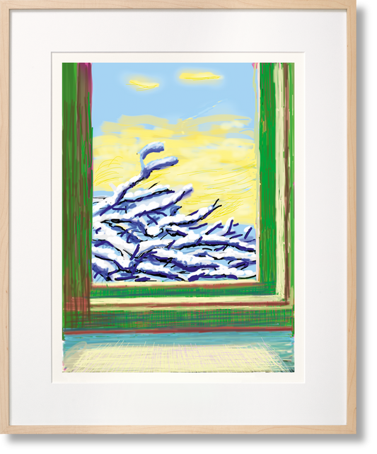 Hockney, Mein Fenster, Art C (Nr. 501-750) (Englisch)