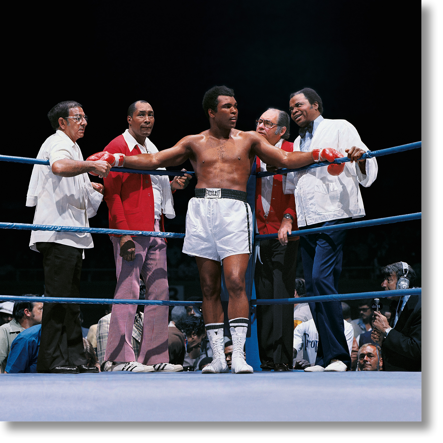 Neil Leifer. Homage to Ali. 'Ali vs. Lyle, The Champ's Corner, 1975' (AP)