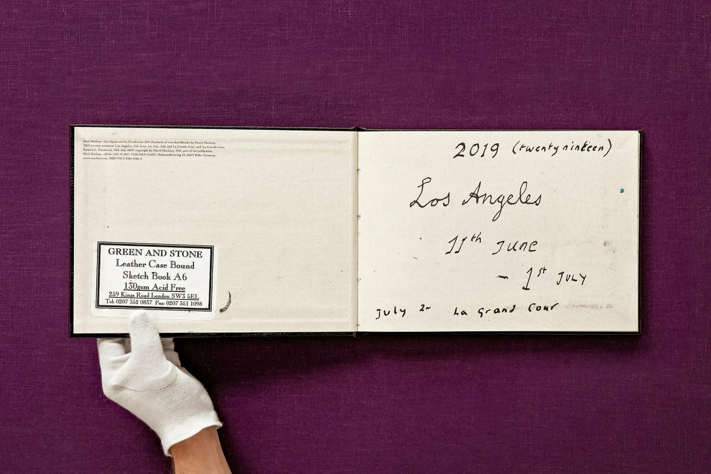 Hockney, 220 for 2020, Art B, Self-Portrait (English)