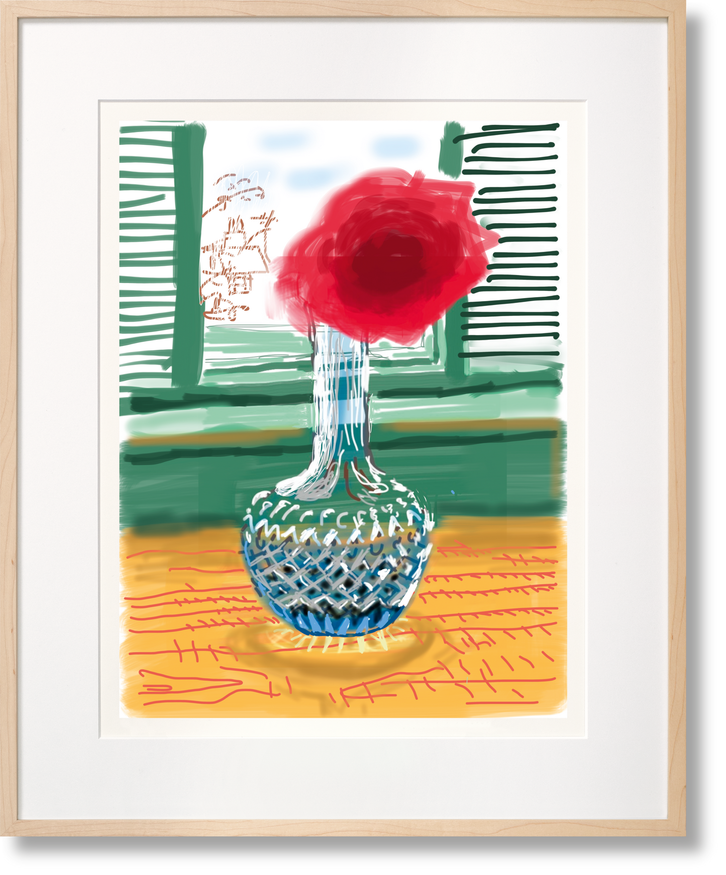 Hockney, Mein Fenster, Art B (Nr. 251-500) (Englisch)