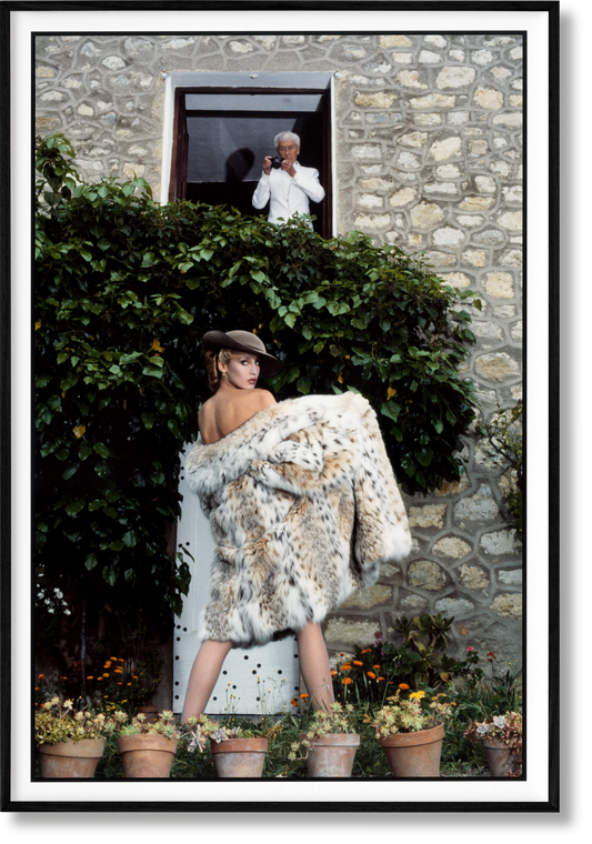 David Bailey. Eighties. Art Edition No. 101–200, ‘Jerry Hall and Jacques Henri Lartigue’, 1983 (English) (AP)