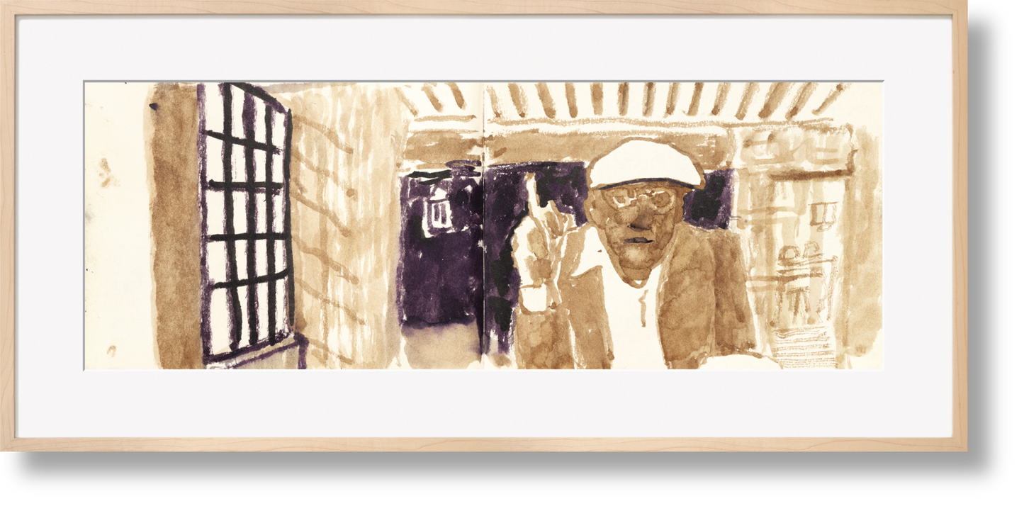 Hockney, 220 for 2020, Art B, Self-Portrait (English)