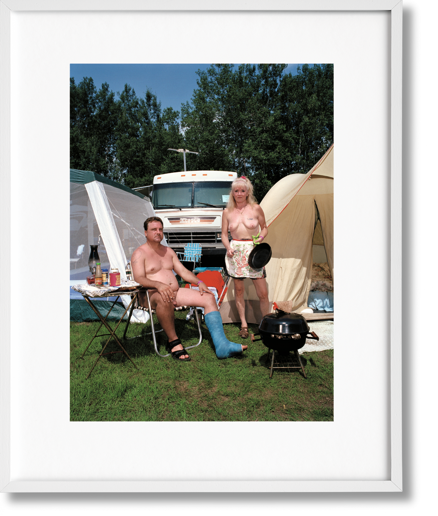 Harris, America Swings, Art B, Barbecue (German, French, English) (AP)