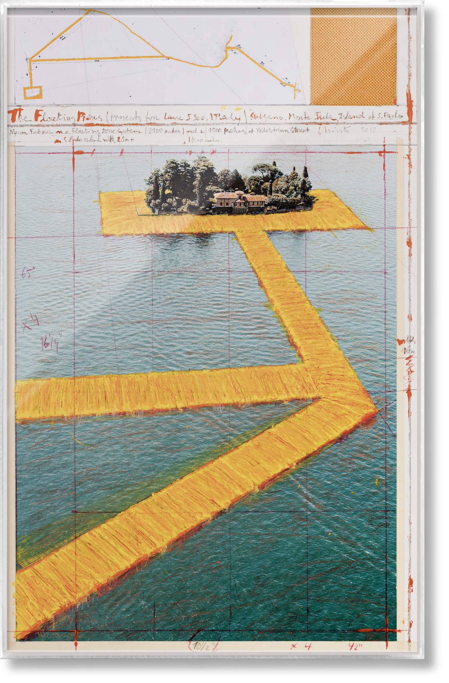 Christo, Floating Piers, Art C (English, Italian)
